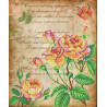  Поэтические розы Ткань для вышивки бисером МП Студия Г-167