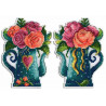  Набор Цветы любви Набор для вышивания на пластиковой канве МП-Студия Р-575