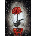 Свет розы Канва с рисунком для вышивки бисером Конек