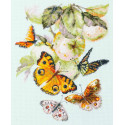Бабочки на яблоне Набор для вышивания Чудесная игла