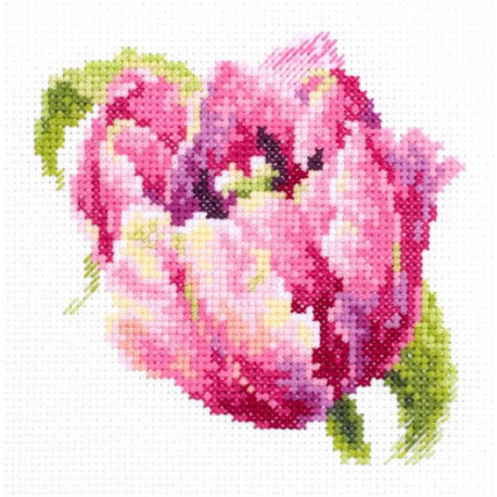  Розовый тюльпан Набор для вышивания Чудесная игла 150-013