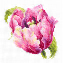 Розовый тюльпан Набор для вышивания Чудесная игла