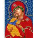 Владимирская Богородица Набор для вышивания бисером Вышиваем бисером