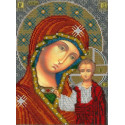 Икона Казанской Божией Матери Набор для вышивания бисером Вышиваем бисером
