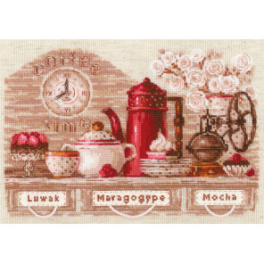  Coffee Time Набор для вышивания Риолис 1874