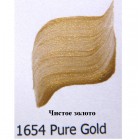 1654 Чистое золото Наружного применения Металлик Акриловая краска FolkArt Plaid