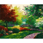 Красочный парк Раскраска (картина) по номерам акриловыми красками на холсте Menglei