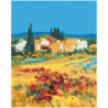 Пейзаж Тоскана импрессионизм Раскраска картина по номерам на холсте