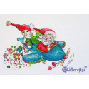  Рождественский полет. Christmas Flight Набор для вышивания Merejka K-113