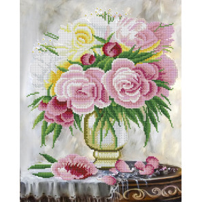 roskosh pionov almaznaya vyshivka mozaika color kit колор картины по номерам