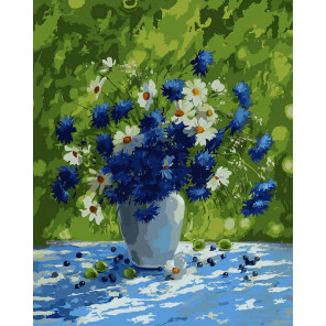 vasilkovoe leto kartina po nomeram na holste color kit колор картины по номерам