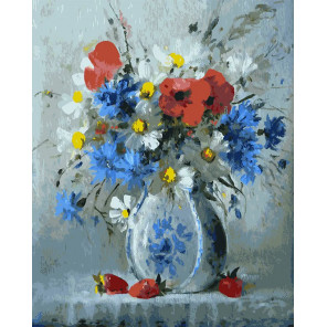 buketik polevyh cvetov kartina po nomeram na holste color kit колор картины по номерам