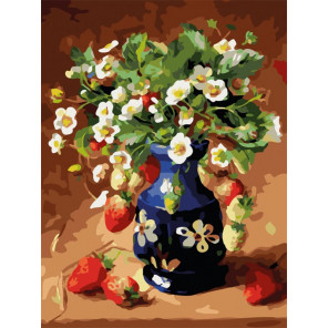 aromatnaya zemlyanika raskraska kartina po nomeram color kit колор картины по номерам