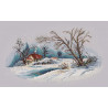  Зимний пейзаж Набор для вышивания Овен 1300
