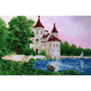  Белый замок Набор для вышивания бисером FeDi КВ642