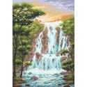  Крутой водопад Алмазная вышивка мозаика Brilliart МС-083