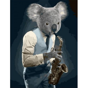 dzhazmen koala raskraska kartina po nomeram na holste