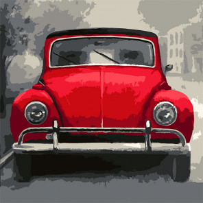 avtomobil raskraska kartina po nomeram na holste color kit колор картины по номерам