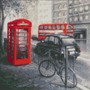  Лондон Алмазная вышивка мозаика Color kit DF1003