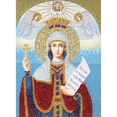  Образ Святой Великомученицы Параскевы Пятницы Набор для вышивания бисером Золотое Руно РТ-040
