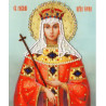  Икона Святой Равноапостольной Царицы Елены Набор для вышивания бисером Золотое Руно РТ-125