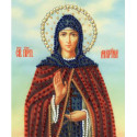 Икона Святой Преподобной Марины Набор для вышивания бисером Золотое Руно
