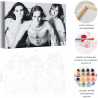  Maneskin / Дамиано, Итан и Томас черно-белая Раскраска картина по номерам на холсте AAAA-RS200