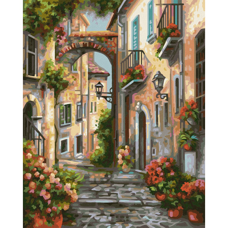  Старинный переулок Раскраска картина по номерам Schipper (Германия) 9240826