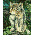  Мама-волчица Раскраска картина по номерам Schipper (Германия) 9240838