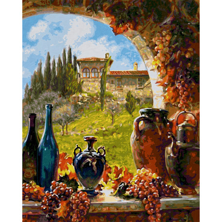  Виноградная лоза из Тосканы Раскраска картина по номерам Schipper (Германия) 9130840