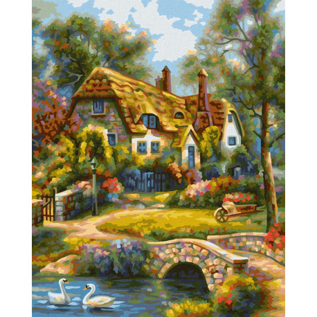  Старый Английский дом Раскраска картина по номерам Schipper (Германия) 9240831