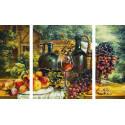  Натюрморт с виноградом Триптих картина по номерам Schipper (Германия) 9260847