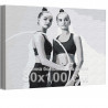  Арина и Дина Аверины / Художественная гимнастика 80х100 см Раскраска картина по номерам на холсте AAAA-RS285-80x100