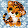  Снежный тигренок Алмазная вышивка мозаика Brilliart АМ0064