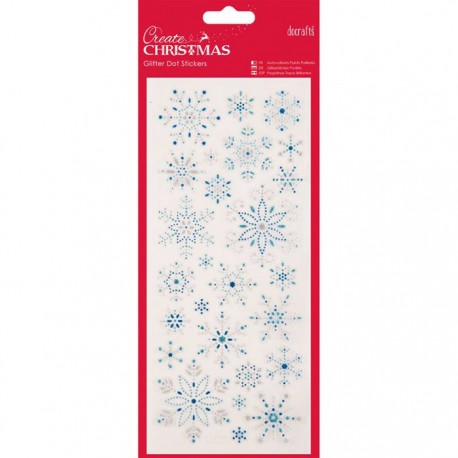 Снежинки Create Christmas Стикеры для скрапбукинга, кардмейкинга Docrafts