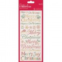 Merry Christmas Create Christmas Стикеры для скрапбукинга, кардмейкинга Docrafts