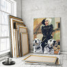  Круэлла и далматинцы / Cruella 100х150 см Раскраска картина по номерам на холсте AAAA-RS304-100x150