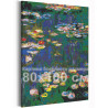  Кувшинки Клод Моне / Известные картины 80х100 см Раскраска картина по номерам на холсте AAAA-RS266-80x100