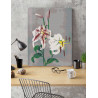  Лилии / Японские цвета Кудзумасы Огавы Раскраска картина по номерам на холсте AAAA-RS229