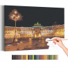  Дворцовая набережная Санкт-Петербург Раскраска картина по номерам на холсте AAAA-RS187
