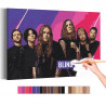 Blind Channel / Violent Pop Раскраска картина по номерам на холсте с неоновой краской AAAA-RS340