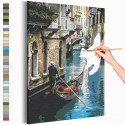 Прогулка по Венеции / Италия Раскраска картина по номерам на холсте AAAA-RS203