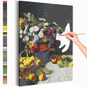 Цветы и фрукты Клод Моне / Известные картины Раскраска картина по номерам на холсте AAAA-RS268