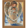  Ангел с котенком Алмазная вышивка мозаика TSGJ1307