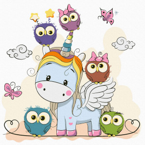 edinorozhek s sovyatami kartina po nomeram molly картина по номерам девочка