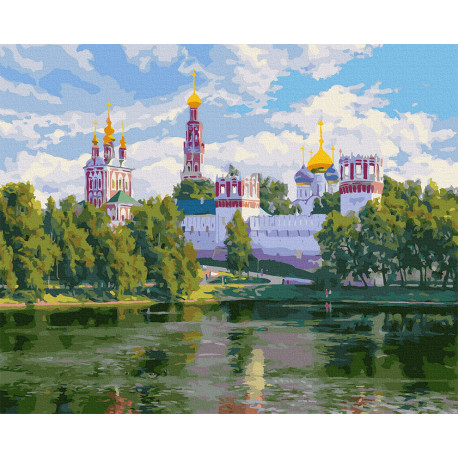  Новодевичий монастырь (Басов С.) Картина по номерам Molly KK0704