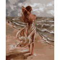 Ветер с моря Картина по номерам Molly