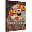  Кофе на природе / Осень 80х100 см Раскраска картина по номерам на холсте AAAA-RS362-80x100