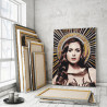 Пример в интерьере Елена Дневники вампира 100х125 см Раскраска картина по номерам на холсте с металлической краской AAAA-RS368-