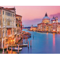 Вид с моста Венеции Раскраска картина по номерам на холсте